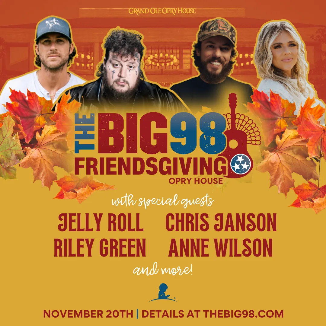 The Big 98’s Friendsgiving Jelly Roll, Riley Green, Chris Janson