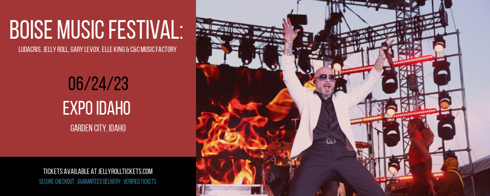 Boise Music Festival: Ludacris, Jelly Roll, Gary Levox, Elle King & C&C Music Factory [CANCELLED] at Jelly Roll Tickets