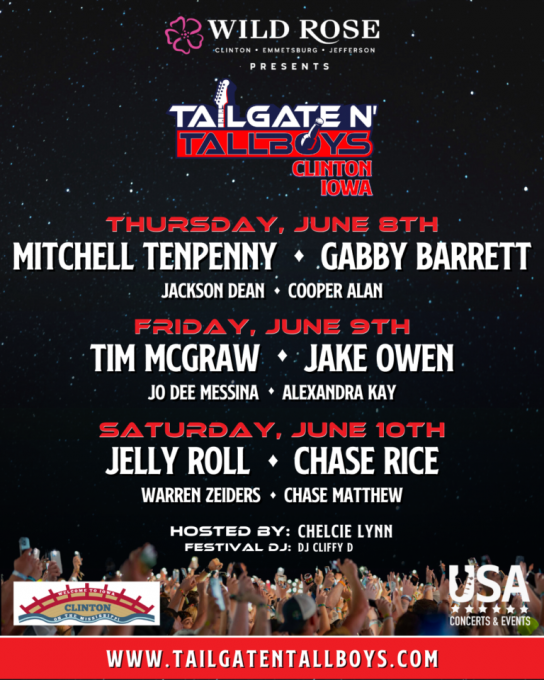 Tailgate N Tallboys Music Festival: Jelly Roll, Chase Rice, Warren Zeiders & Chase Matthew - Saturday at Jelly Roll Tickets