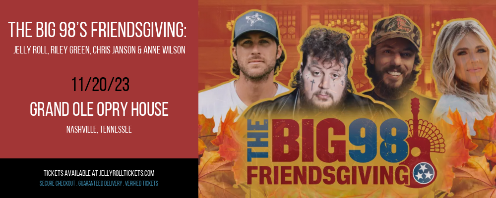 The Big 98’s Friendsgiving at Grand Ole Opry House